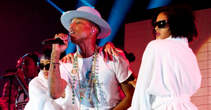 Pharrell – hev hits op af hatten