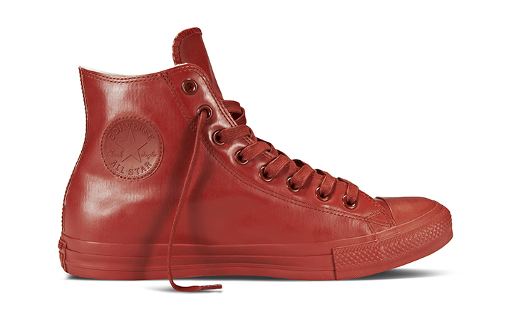 chuck taylor red leather