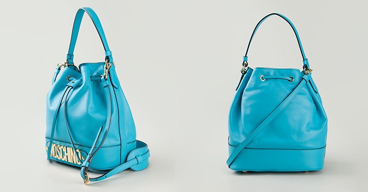 Buy or Die: Turkis mulepose-taske fra Moschino