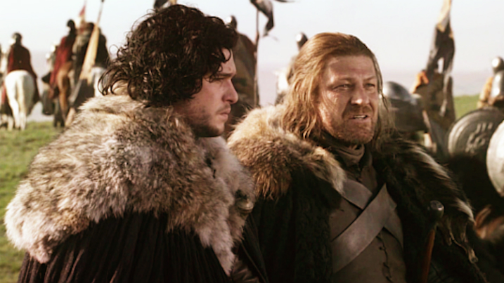 Game of Thrones Ned Stark Jon Snow
