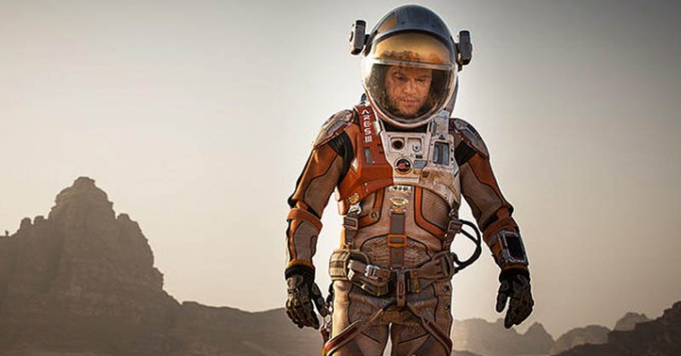 Matt Damon er forladt i det ydre rum i Ridley Scotts ‘The Martian’ – se de første billeder