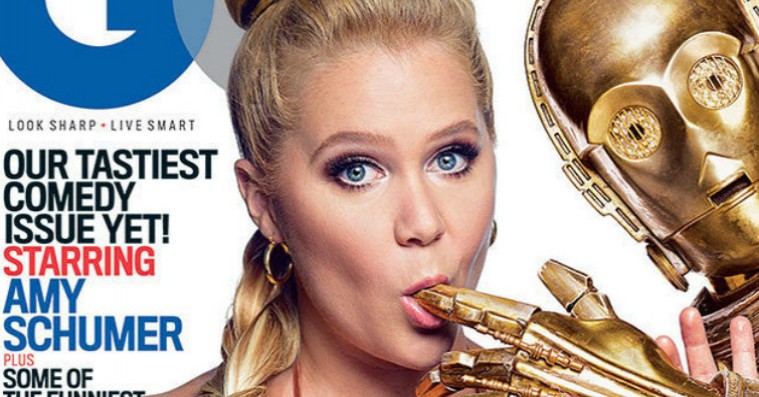 Se billederne: Amy Schumer går i seng med ‘Star Wars’ i ny GQ-fotoserie