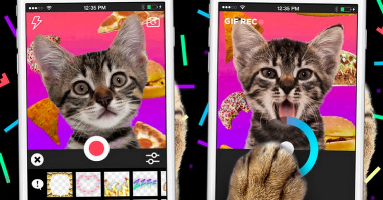 Gør dit liv til en GIF: App tilføjer psykedeliske farver og burgere til dine selfies
