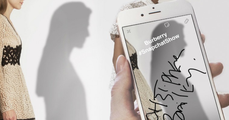 Fremtidens modeshow? Burberry afslører deres næste kollektion på Snapchat