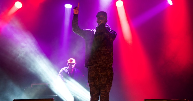 Vi var 12 mennesker til Novelists grime-opvisning i Tivoli