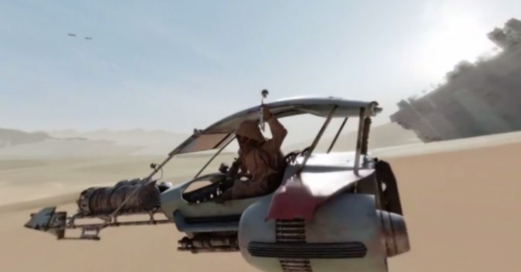 Ny interaktiv Star Wars-trailer: Tag en flyvetur mellem rumskibsvrag i 360 grader