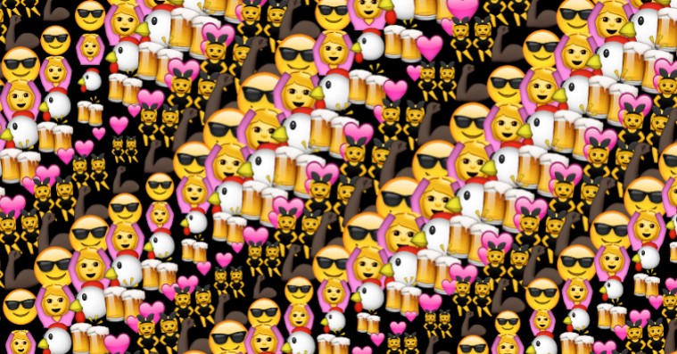 Simpel, hypnotiserende tjeneste lader emojis holde fest, når du ikke selv kan