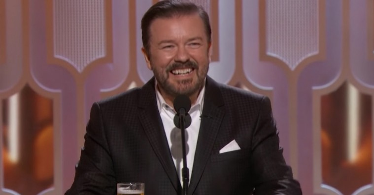 Ricky Gervais svarer igen på Twitter efter transfobi-beskyldninger: »I tudende cunts«