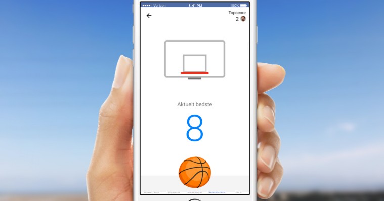 Facebook Messenger har gemt et hemmeligt basket-spil i appen
