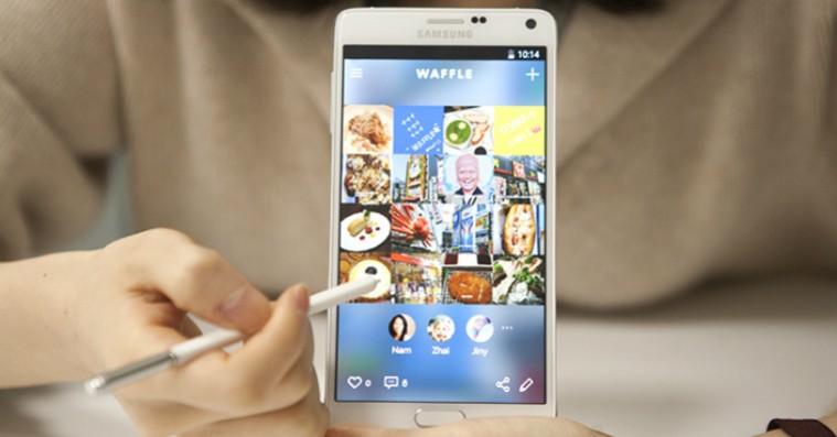 Samsung introducerer Waffle, der skal være sociale mediers svar på en graffitivæg