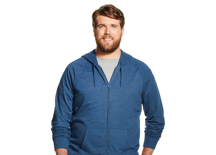 Zach Miko i Targets ‘Big and Tall'-kampagne fra sidste år