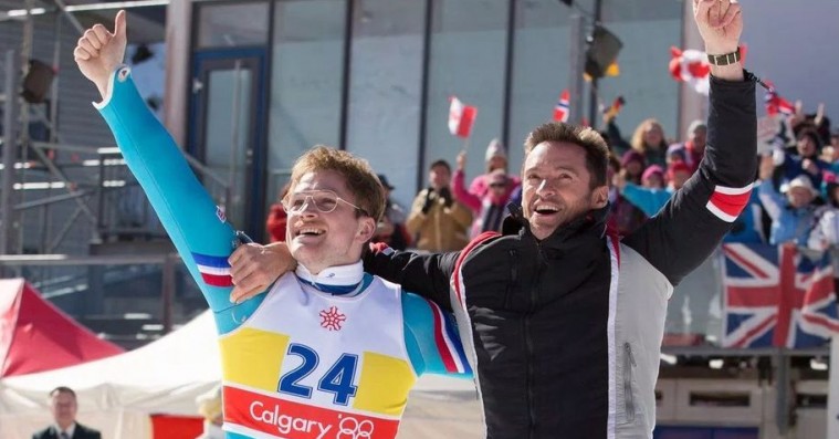 ‘Eddie the Eagle’: Forudsigelig flyvetur mod olympisk hæder