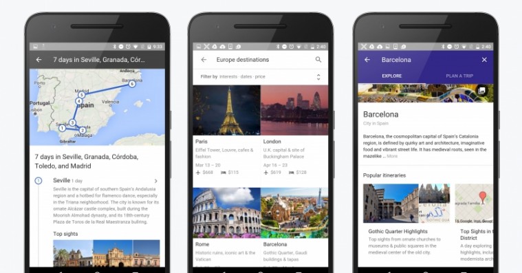 Google Destinations samler rejseplanlægningen til én enkelt søgning