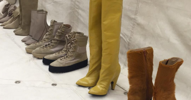 Billeder afslører nye Yeezy-støvler – smugkig fra showroom i Paris