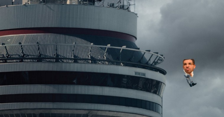 Minispil lader dig kyle Drake ned fra tårnet fra ‘Views’-albumcoveret