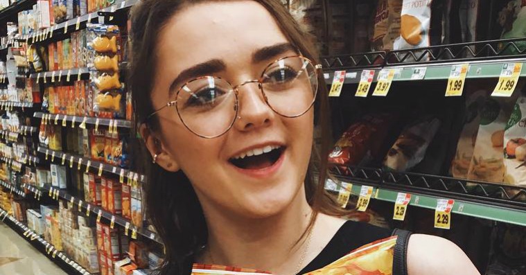 Et Instagram-eventyr: Maisie Williams crashede en ‘Game of Thrones’-fest