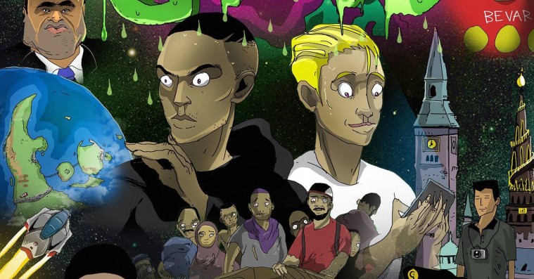 Aliens skal dræbe Lukas Graham, Medina og TopGunn i ny vanvittig webserie – se den her