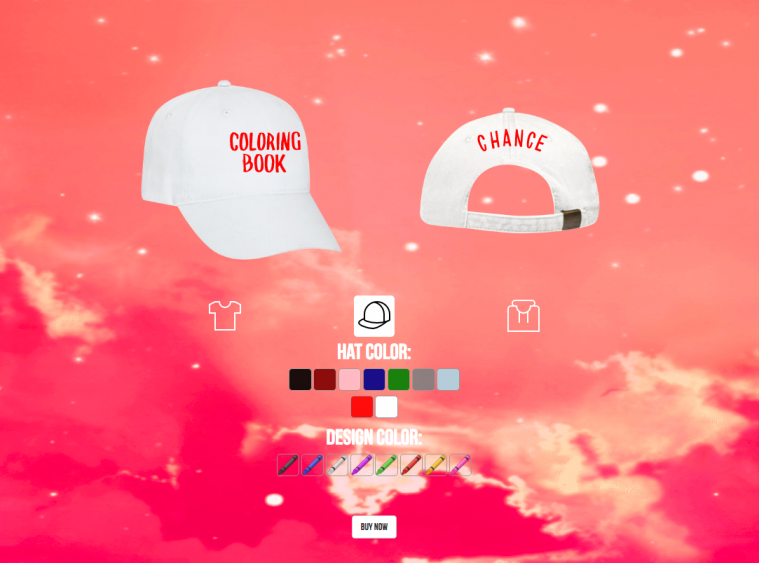 Selvfølgelig er Chance the Rappers nye merchandise customizable / Nyhed