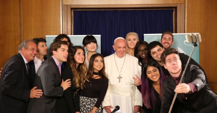 YouTubere møder paven for at tale om (video)budskabets magt