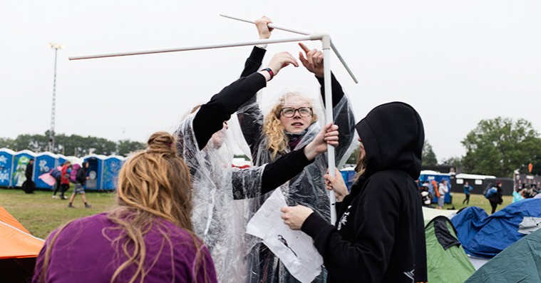 Tør lejr: Se årets mudderkort over Roskilde Festival