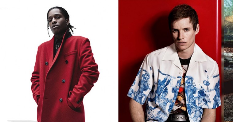 Kampagnemodel-battle: Dior og A$AP Rocky vs. Prada og Eddie Redmayne