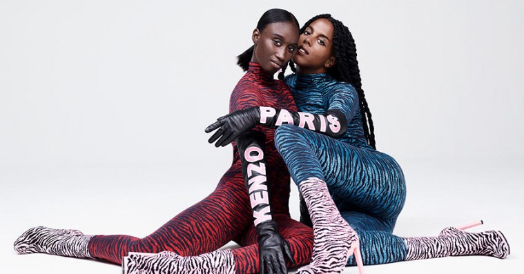 Kenzo og H&M afslører første looks – tigerstriber og farver