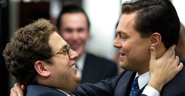 Priceless: Leonardo DiCaprio tager røven på Jonah Hill på åben gade