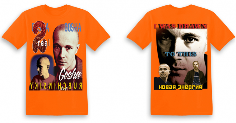 Meta-overload: Demna Gvasalia og Gosha Rubchinskiy bliver til band-t-shirts