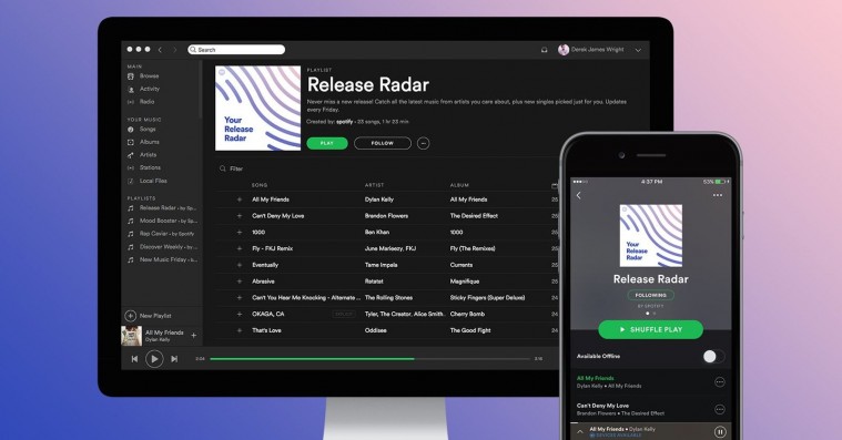 Spotify introducerer Release Radar: Nye udgivelser, der falder i din smag