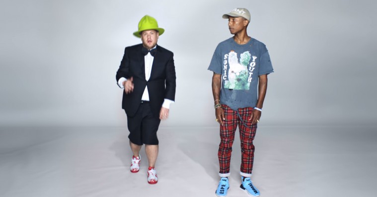 James Corden kanaliserer sin indre Spice Girl, Bowie og Pharrell Williams for Apple Music