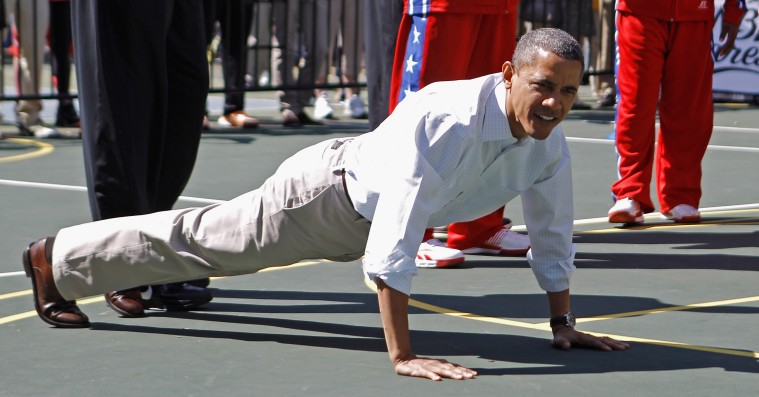 Stræk og bøj: Se Barack Obamas workout-playliste