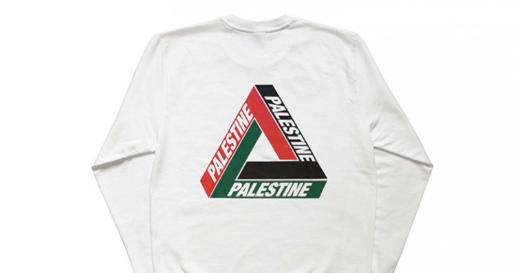Bootlegger laver pro-Palestina-trøjer med Palaces logo – Novelist er fan