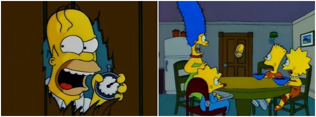 Indforstået, selvrefleksiv metakomik i ’The Simpsons’