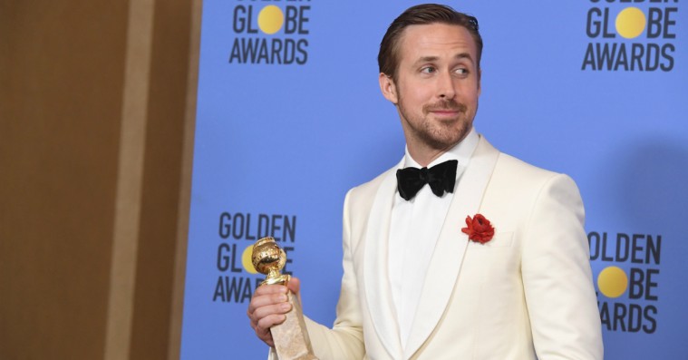 Ryan Gosling dedikerer sin Golden Globe til sin afdøde svoger – se den sjove og rørende tale