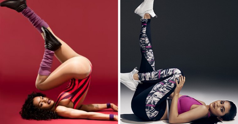 Teyana Taylor og Kylie Jenner i fitnesskamp for Reebok og Puma