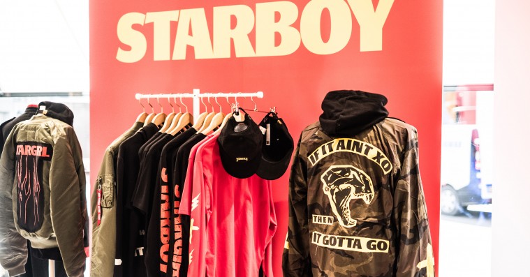 Sådan så det ud, da The Weeknds popup-shop indtog København