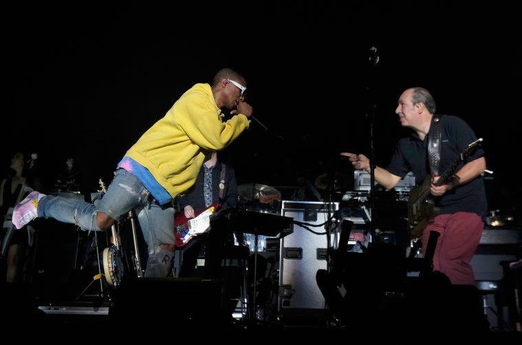 Pharrell og Hans Zimmer. Foto: Frazer Harrison/Getty Images.
