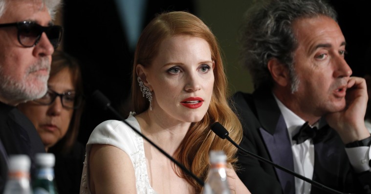 Jessica Chastain »alarmeret« over kvindeskildringerne under Cannes-festivalen