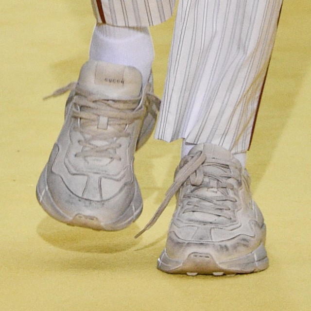 tuberkulose tonehøjde Analytiker Gucci laver beskidte sneakers – til flere tusind kroner, selvfølgelig /  Nyhed