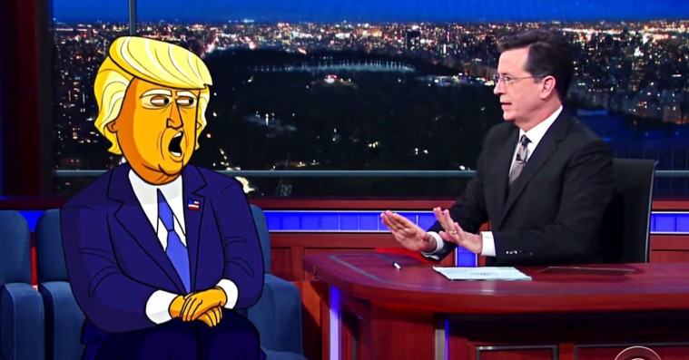 Stephen Colbert skal producere animeret komedieserie om Trump