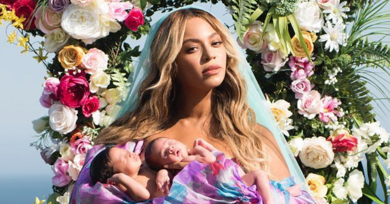 Beyoncé deler prangende billede med sine nyfødte tvillinger – bekræfter navne