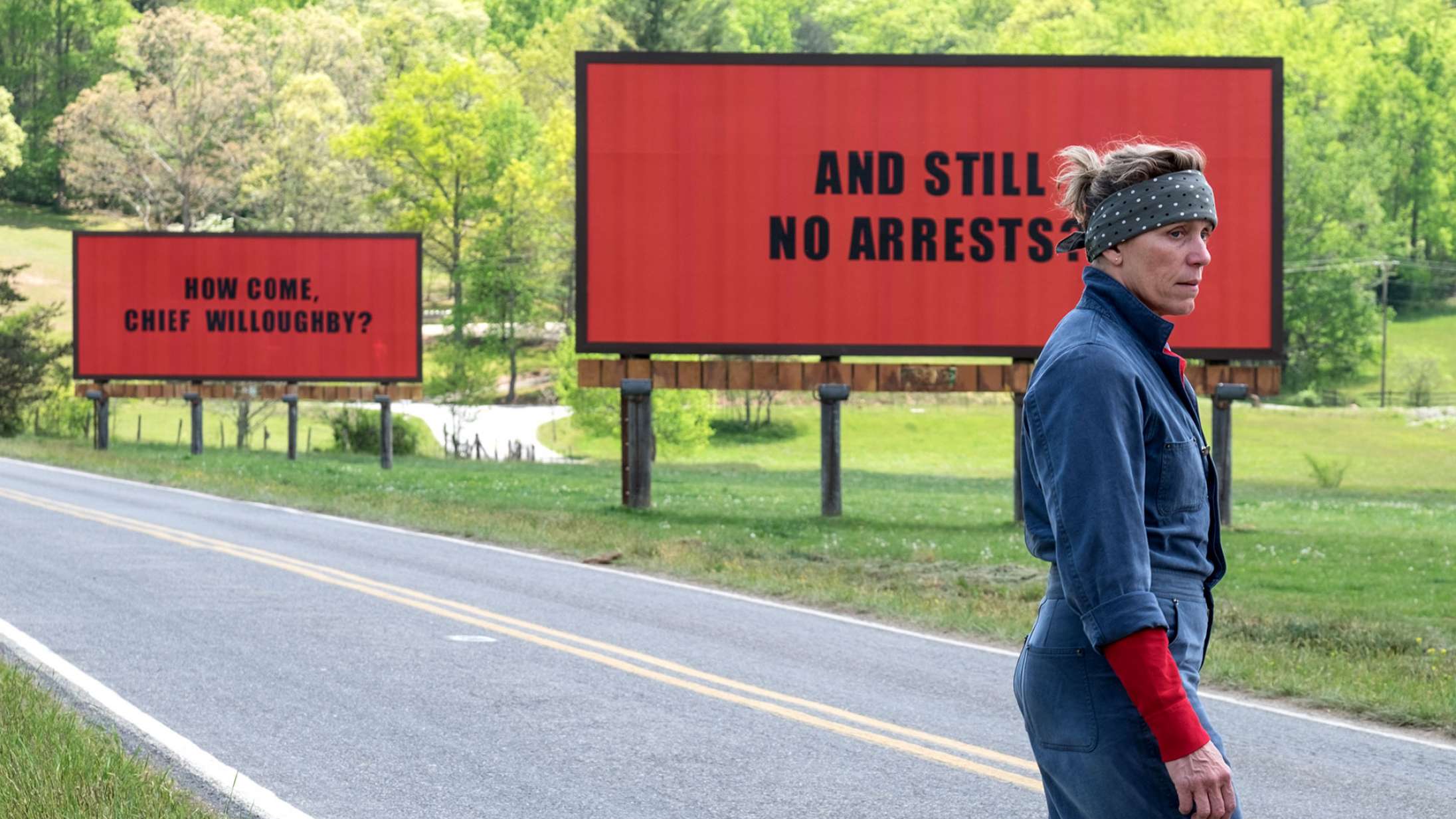 ’Three Billboards Outside Ebbing, Missouri’: Komisk og kynisk Golden Globe-vinder lever op til hypen