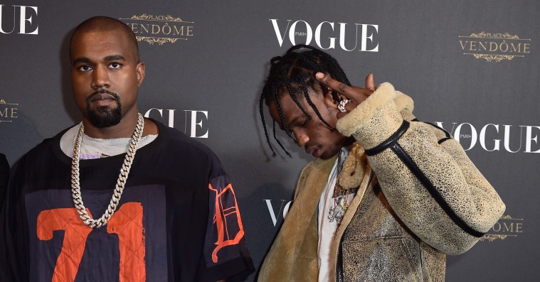 Kanye West laver musik med blandt andre Nas, Travis Scott og Kid Cudi – på et bjerg i Wyoming