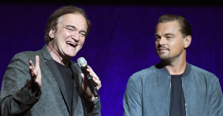 Quentin Tarantino og Leonardo DiCaprio teaser ’Once Upon a Time in Hollywood’ ved surprise-optræden