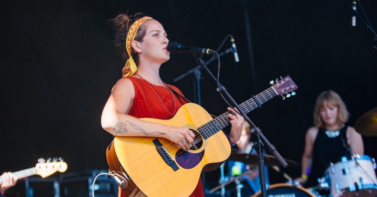Gurli Octavia foldede folk-sangene ud på Roskilde Festival