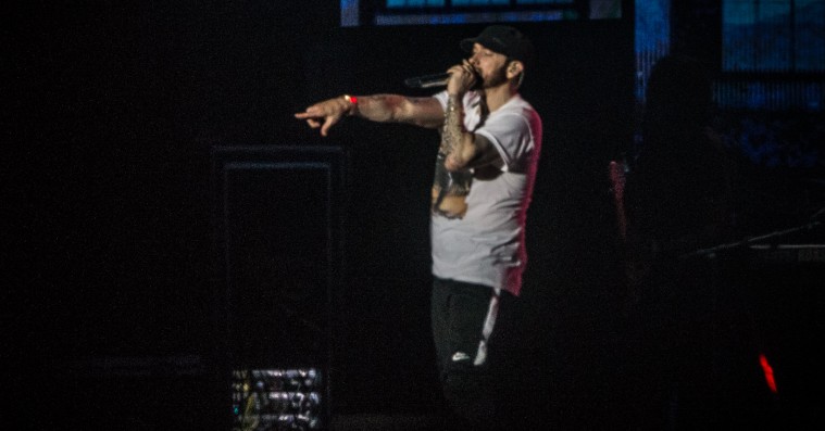 Eminem på Roskilde: Se publikums bedste Instagram-billeder og -videoer fra koncerten
