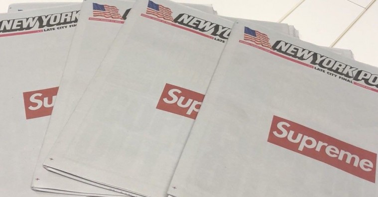 Supreme får resellere til at købe aviser efter New York Post-forside