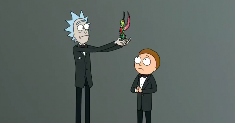 Se ‘Rick and Morty’ uddele en levende Emmy og kalde alle vindere for monstre