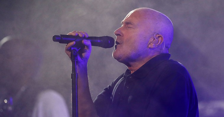 Phil Collins giver koncert i Danmark