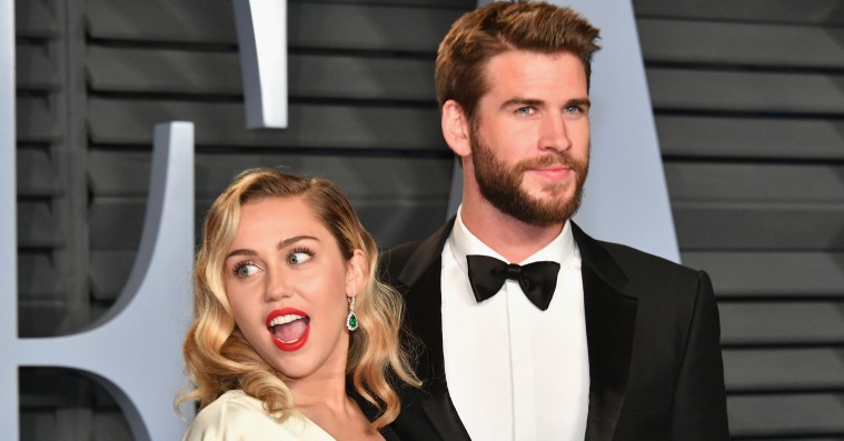 Miley Cyrus og Liam Hemsworth er blevet gift i smug